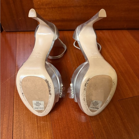 Miu Miu Crystal Embellished Heels - Picture 8 of 8